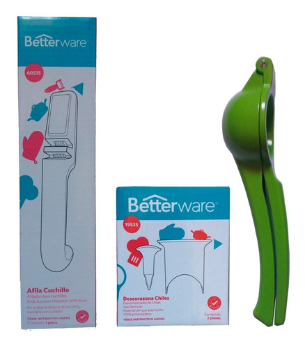 Kit Utensilios De Cocina Betterware 3 Piezas Cocinar Guisar 