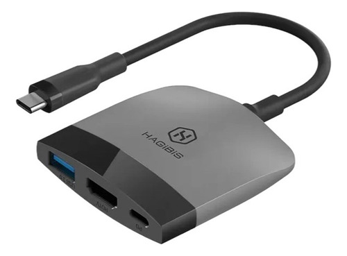 Adaptador Hagibis Usb-c A Hdmi 4k Nintendo Switch Mac Androi Color Negro