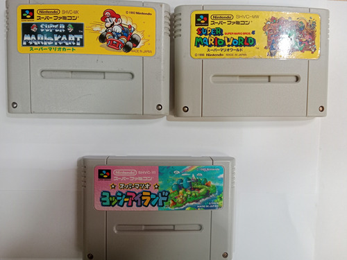 3 Juegos Super Famicom