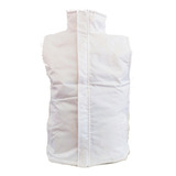 Chaleco De Trucker Impermeable, Blanco. Frigorifico