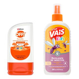 Crema Repelente Off 60 G Mas Repente Niños Vais  200 Ml