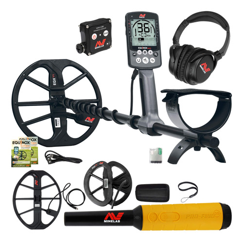 Minelab Detector De Metales Equinox 800 Con Bobina De 6 Pul.