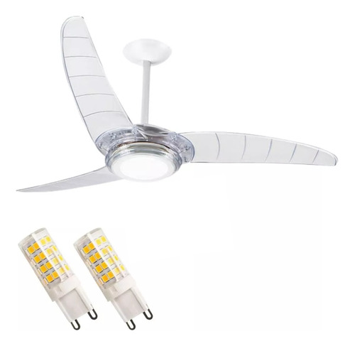 Kit 2 Lâmpadas Original Ventilador Spirit 203/303 G9 7w Led 