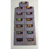 Lote De Fitas Original Super Nintendo 