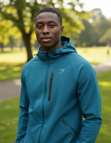 Gymshark Apex Jacket - Atlantic Blue