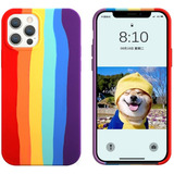 Funda Para iPhone 12 Pro Max, Multicolor/silicona/delgada