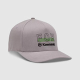 Gorro Jockey Lifestyle Fox X Kawasaki Flexfit Gris Fox