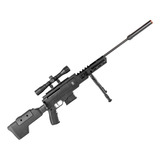 Rifle Sniper Chumbinho Black Ops 5.5mm Nitro + Luneta 4x32