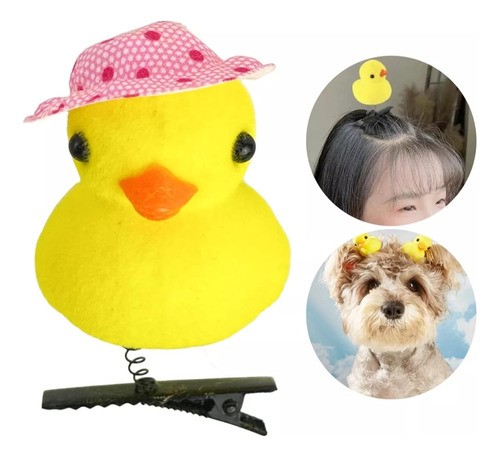 Broche De Patito Para El Cabello Kawai 2 Piezas De Pasadores