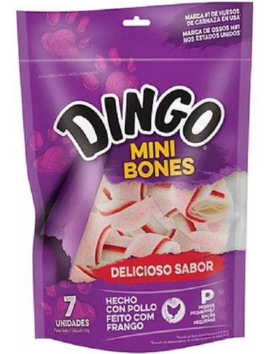 Huesos De Cuero Dingo Mini X 7 Ud