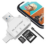 Lector De Tarjetas Sd/micro Sd Para iPhone/iPad/android/mac/