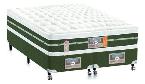 Cama Castor Silver Star Double Bonnel 158x198x61+box Castor