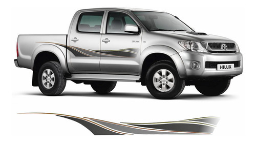 Kit Calcos Toyota Hilux 2009-2015 - Laterales _alt