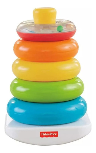 Pirámide Fisher Price De Argollas Aros Juguete Ecológico 