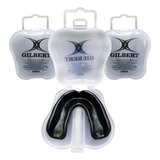 Kit X 3 Protectores Bucxales Gilbert Junior Hockey Rugby 