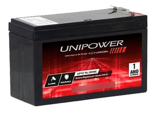 Bateria Selada 12 Volts 4 Amperes Para Alarme Unipower