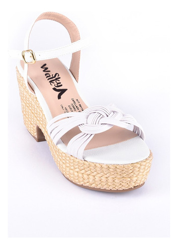 Priceshoes Sandalias Plataformas Mujeres 882magalyblanco