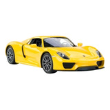 Auto De Carrera A Control Remoto Rastar 918 Spyder Porsche 1:14 Amarillo