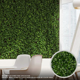 3m2 Muro Verde Artificial Hojas De Rosal Int/ext 50x50 12pzs