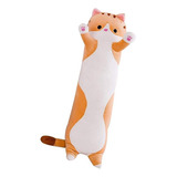 Almofada Gato Pelúcia Travesseiro Macio Gatinho Bebê 50cm