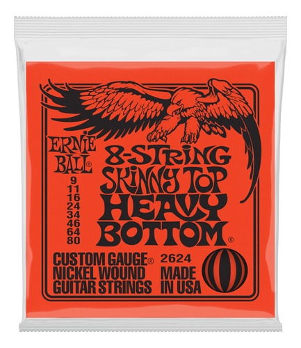 Encordado Ernie Ball 8 Cuerdas Sth Guitarra Eléctrica 2624