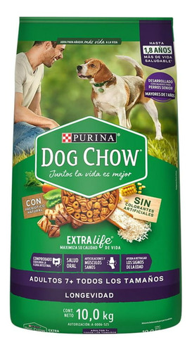 Alimento Para Perro Adultos Dog Chow Longevidad