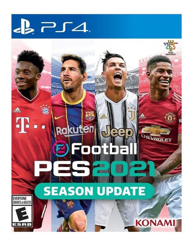 Efootball Pes 2021 Season Update  Standard Edition Konami Ps4 Físico