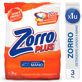 Detergente En Polvo Zorro Plus Lavado A Mano - Mejor Precio