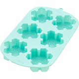 Wilton Winter Snowflake Silicone Hornear Y Candy Mold, 6-cav