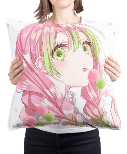 Cojin Almohada Anime Demon Slayer Mitsuri Dulce Art Cuadrado