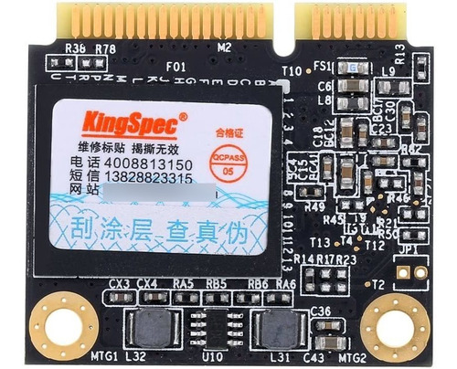 Kingspec (msh-256) 256 Gb De Tamano Medio Msata Mini Pci-...