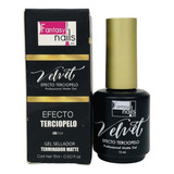 Top Coat Mate Efecto Terciopelo Velvet Uñas , Fantasy Nails