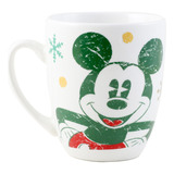 Taza Cafe Ceramica Disney Mickey Minnie Mouse Navidad 330ml