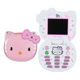 Nuevo Teléfono Plegable Hello Kitty De Dibujos Animados