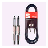 Cable Plug - Plug Stagg Sgc3 1/4 De 3 Mts Profesional