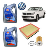 Kit Service Filtros Y Aceite Gulf Semisint. Vw Amarok 2.0tdi