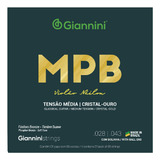 Encordoamento Giannini Genwg - Violao Nylon Cristal/ouro