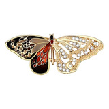 Broche Pin Metalico Prendedor Mariposa Insecto Pasador Regal