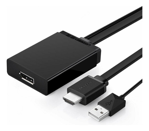 Ugreen Hdmi Macho 4k 30hz/dp Hembra Con Alimentación Externa