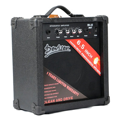 Amplificador Deviser Bajo Yx-tb-15, 15 W Alta Calidad Color Negro | Meses sin interés