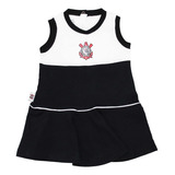 Vestido Infantil Corinthians Regata Oficial Menina Revedor