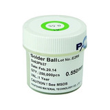 Bolas De Soldadura 0,55mm / 250.000 Uds. / Pmtc / Sn63-pb37