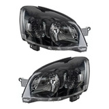 Par De Faros Principales Fondo Negro Chevrolet Chevy Monza C3 Nuevos Marca Tyc 2009 2010 2011 2012 