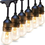 Serie De Luces Foco Led 7.3 M Con 12 Focos Vintage Guirnalda