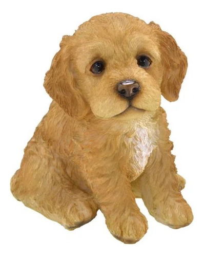 Figura Decorativa Pet Escultura De Cachorro De Resina Cor 239-164