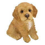 Figura Decorativa Pet Escultura De Cachorro De Resina Cor 239-164