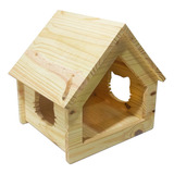 Cucha Casa Cama Para Gatos Madera Pino Encastrable