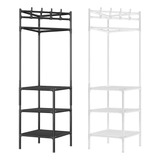 Estante Rack Organizador Esquinero De Ropa Ganchos 180 Cm