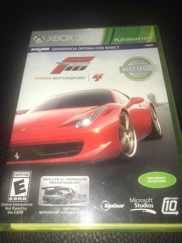 Videojuego Forza Motorsport 4 Para Xbox 360