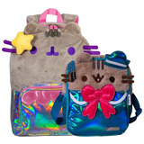 Mochila Sirena Y Lonchera Marinero Gato Pusheen Cat Nuevo